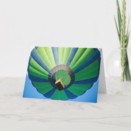 Hot-luchtballon Kaart (Voorkant)