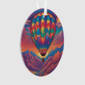 Hot-luchtballon Ornament (voorkant)