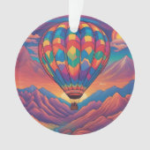 Hot-luchtballon Ornament (voorkant)