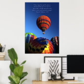 Hot-luchtballon Poster (Thuiskantoor)