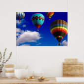 Hot-luchtballon - Poster (Keuken)