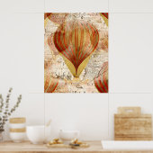 Hot-luchtballon poster (Keuken)