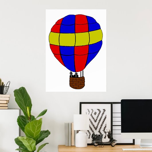 Hot-luchtballon Poster