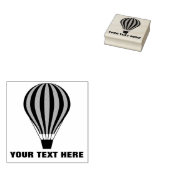 Hot-luchtballon Rubberstempel (Gestempeld)
