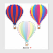 Hot-luchtballon Sticker (Vel)