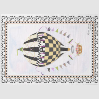 Hot-luchtballon Whimsical-ontkoppelpapier Tissuepapier