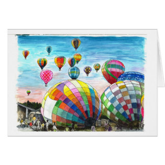 Hot-luchtballonnen met dromen