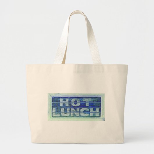 Hot Lunch Grote Tote Bag (Voorkant)