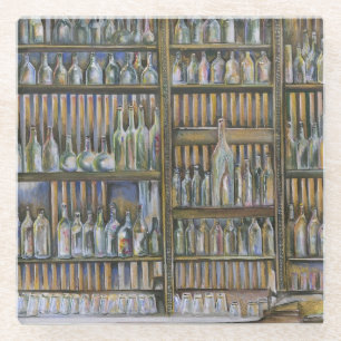 Hot, maar niet bewegend glazen onderzetter