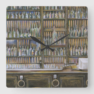 Hot, maar niet bewegend vierkante klok