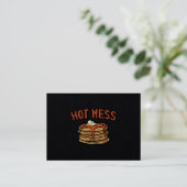 Hot-maesspantserontbijt Visitekaartje (Staand voorkant)
