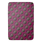 Hot Magenta Lawn Bowls, Memory Foam Bath Mat (Voorkant Verticaal)