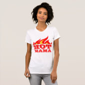 Hot mama t shirt voor vrouwen (Voorkant volledig)