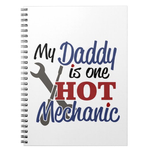 Hot Mechanic Pap Notitieboek (Voorkant)