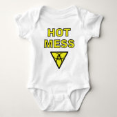 Hot Mess Baby Creeper Romper (Voorkant)