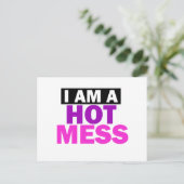 HOT MESS BRIEFKAART (Staand voorkant)