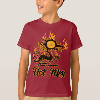 Hot Mess Crisy Dragon T-shirt