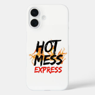 Hot Mess Express iPhone 16 Hoesje