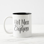 Hot Mess Express | Handgeschreven Mok (Links)