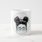 Hot Mess Express Logo Extra Grote Beker (Voorkant)