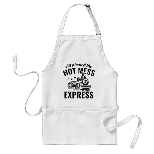 Hot Mess Express Standaard Schort (Voorkant)