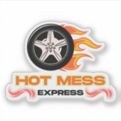 HOT MESS EXPRESS STICKER (Voorkant)