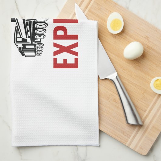 Hot Mess Express Theedoek (Quarter Fold)