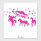 Hot Mess Express vinyl Sticker (Vel)