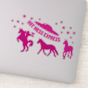 Hot Mess Express vinyl Sticker