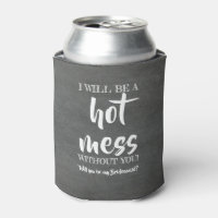 Hot Mess - Funny Bridesmaid-voorstel