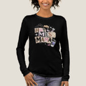 Hot mess mama Tri-Blend shirt (Voorkant)