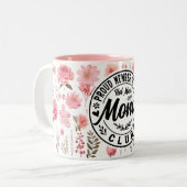 'Hot Mess Maman's Club' Mère's Day Mug (Devant gauche)