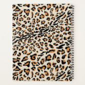 Hot Mess Quote Animal Leopard Print Rainbow Planner (Achterkant)