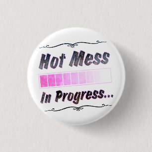 Hot Mess Ronde Button 3,2 Cm