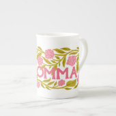 Hot Momma Mother's Day Bone China Mug (Devant droit)
