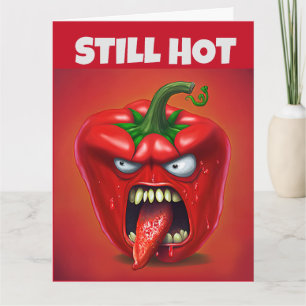 HOT NOG STEEDS ALS HELL FUNNY BIRTHDAY OVERGEZET K KAART