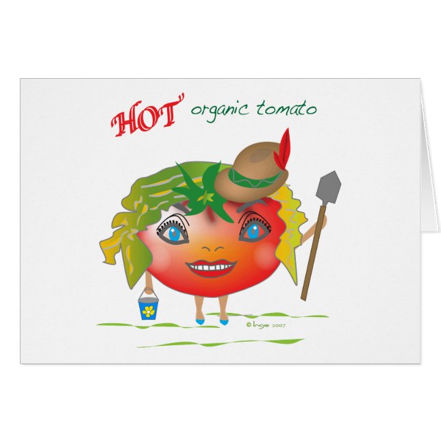 Hot Organic Tomato (Voorkant Horizontaal)