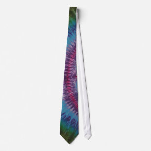 Hot Paars Tie Dye Necktie Stropdas