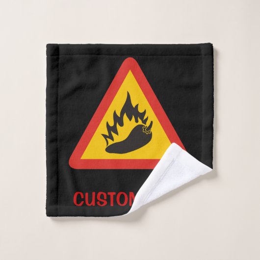 Hot pepper danger (Gant de toilette)