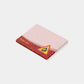 Hot Pepper Danger Sign Post-it® Notes (Schuin)