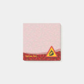 Hot Pepper Danger Sign Post-it® Notes (Voorkant)