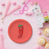 Hot Pepper Diva Papieren Bordje (Feest)