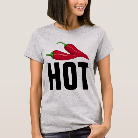HOT PEPPER Funny T-shirts (Voorkant)