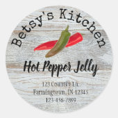 Hot Pepper Jelly Product Sticker (Voorkant)