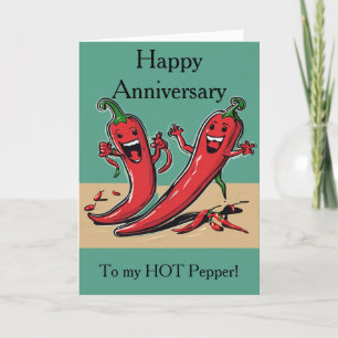 Hot Pepper Jubileum Kaart