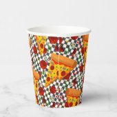 Hot Pepperoni Papieren Bekers (Rechts)