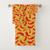 Hot Peppers Bad Handdoek (Insitu)