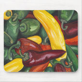 Hot Peppers Mousepad Muismat (Voorkant)