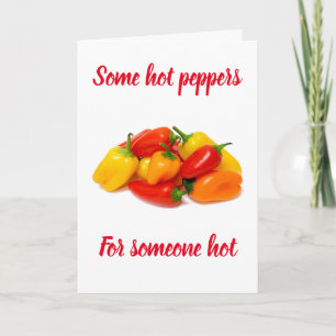 **HOT PEPPERS VOOR IEMAND HOT EN SWEET* TWEEDE DAG KAART