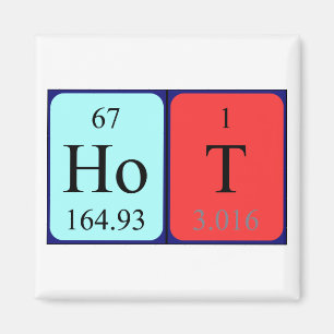 Hot-periodieke tabelnaammagneet magneet